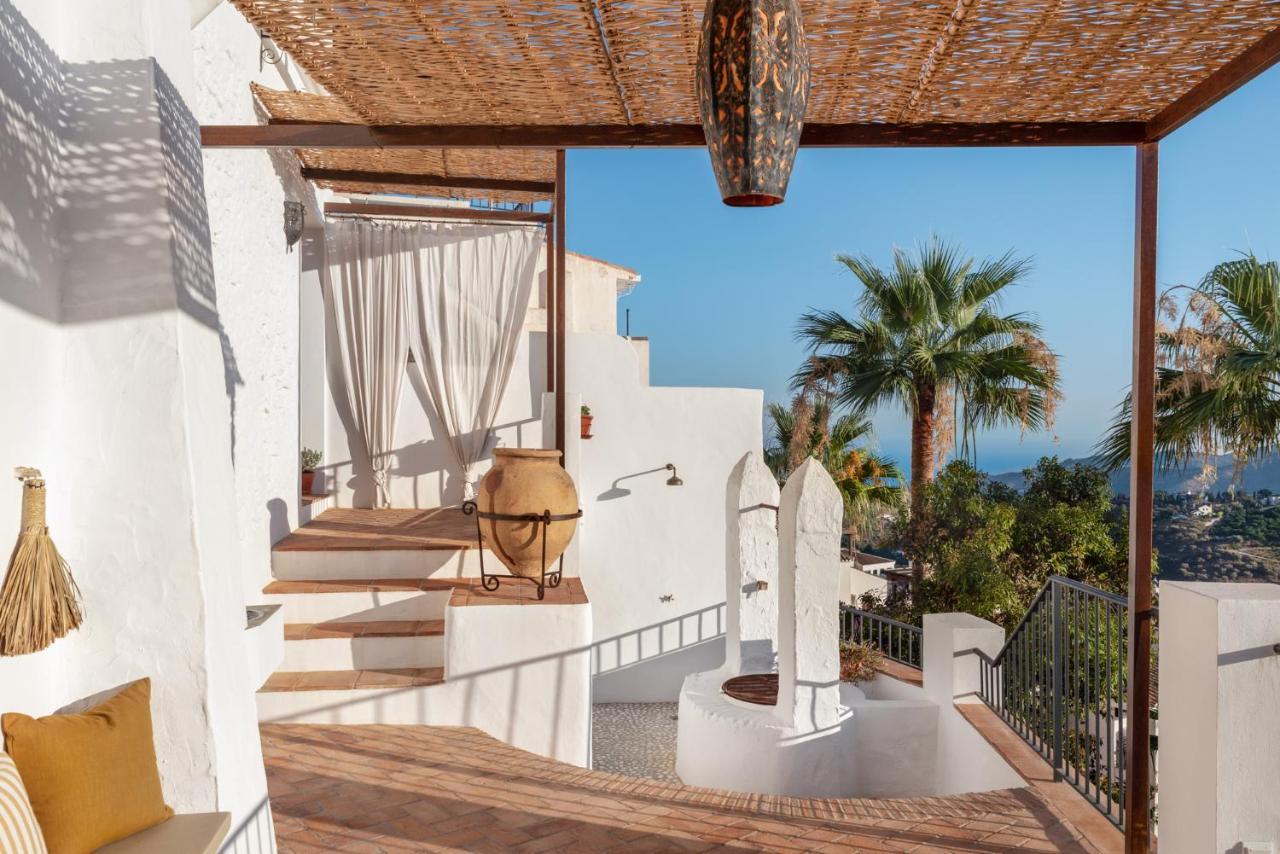 Apartamento La AMARA Lounis - en el casco antiguo de Frigiliana Exterior foto